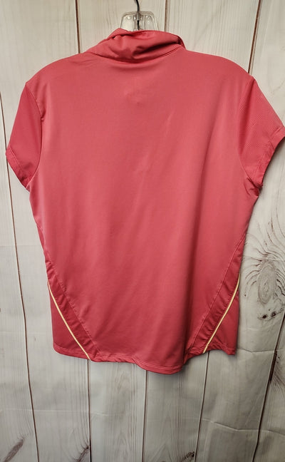 Kate Lord Women's Size M Pink Short Sleeve Top