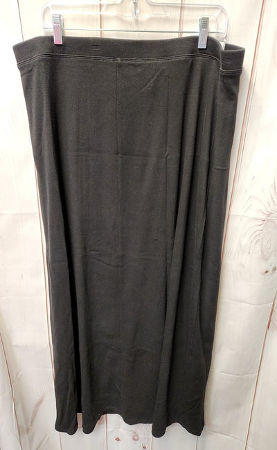 NWT Zenergy - Chico's Women's Size 3 = US 16 Black Skirt