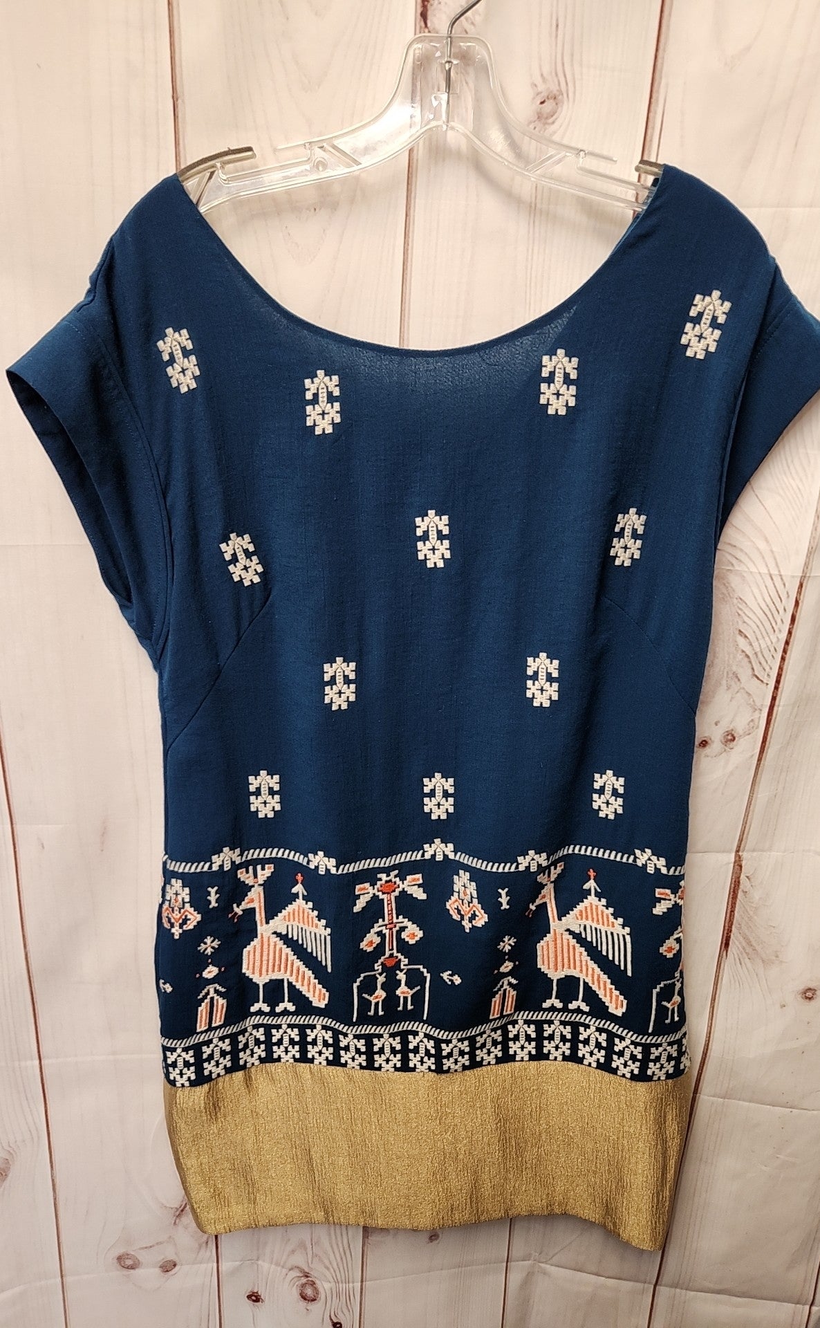 $158 Anthropologie Floreat Women's Size 8 Teal Dress