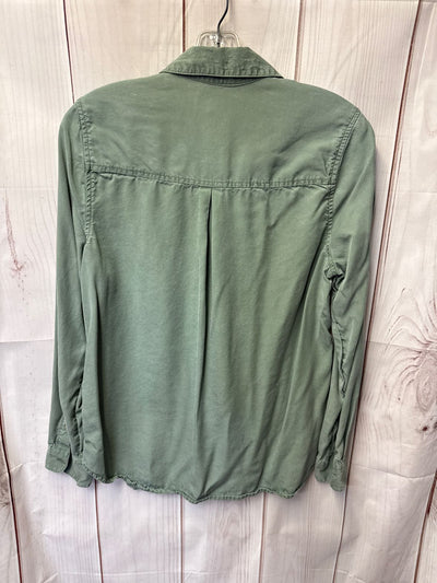 Lucky Brand Women's Size S Green Long Sleeve Top