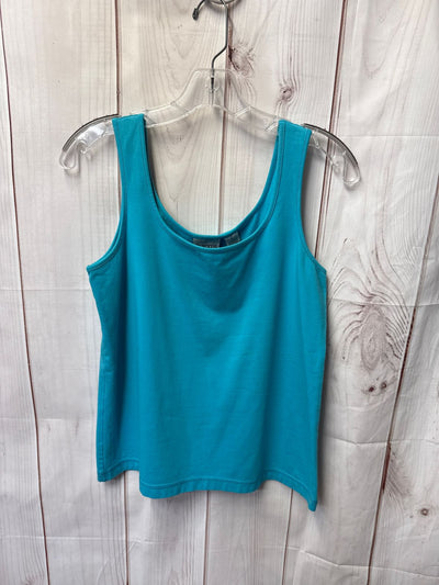 Chico's Women's Size 1 = US M Blue Sleeveless Top