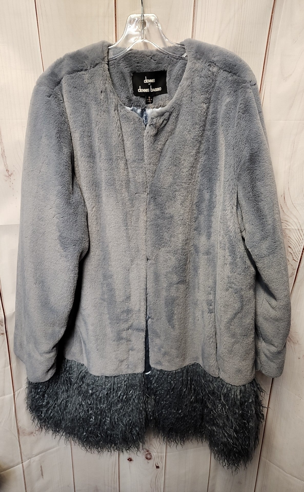 Dennis Basso Women's Size XL Blue Jacket