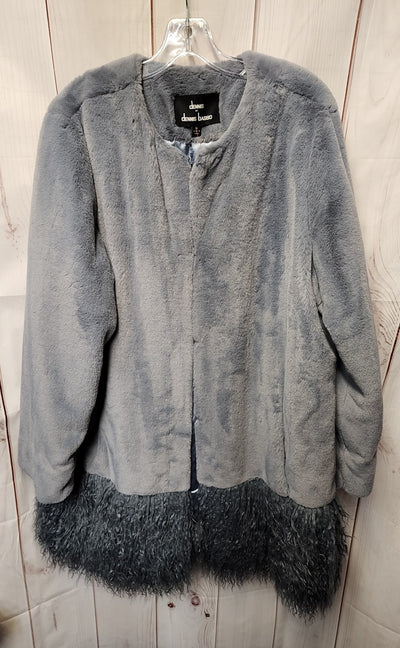 Dennis Basso Women's Size XL Blue Jacket