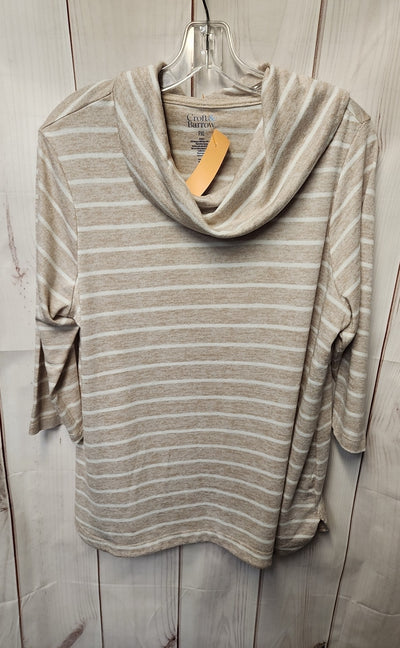 Croft & Barrow Women's Size XL Petite Beige Sweater