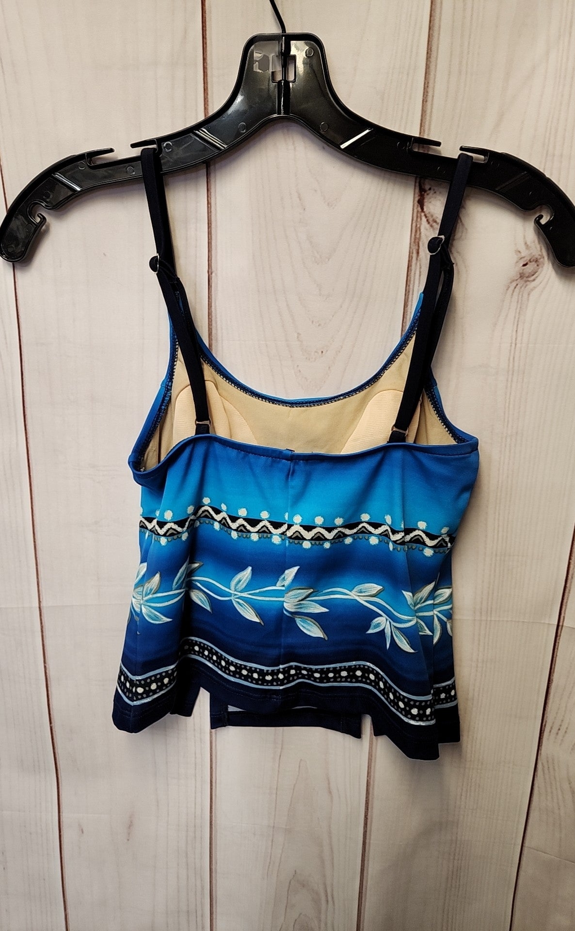 NWT Carabella Women's Size 6 Blue Swim Top