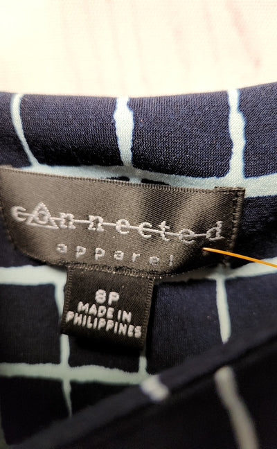 Connected Women's Size 8 Petite Navy Dress