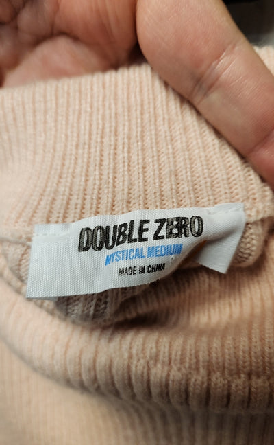 Double Zero Women's Size M Peach Knit Skirt