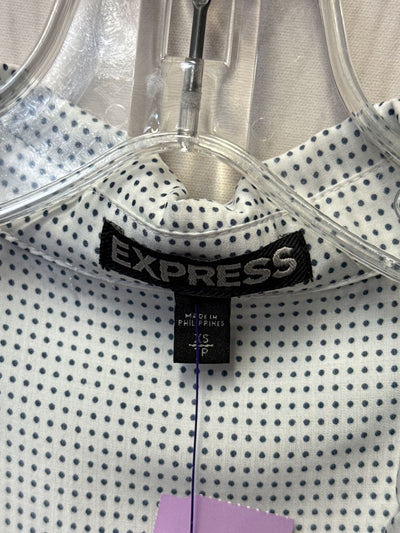 Express Women's Size XS White Short Sleeve Top