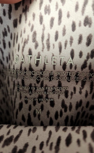 Athleta Women's Size M Gray Active Capris