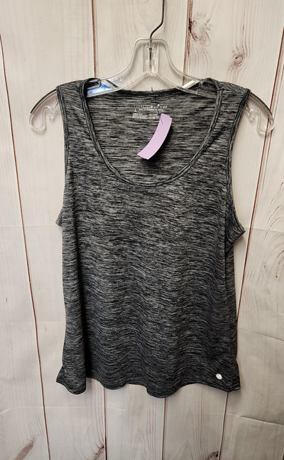 Yogalicious Women's Size L Gray Sleeveless Top