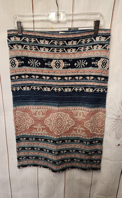 NWT Lauren by Ralph Lauren Women's Size M Blue & Pink Skirt