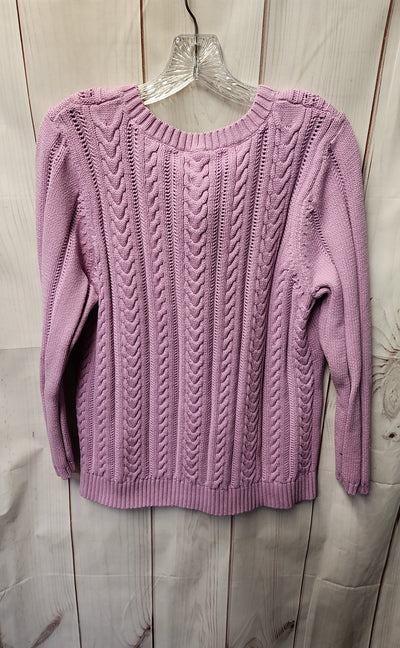 Talbots Women's Size XL Purple Sweater
