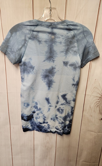 Lululemon Women's Size S Blue Short Sleeve Top
