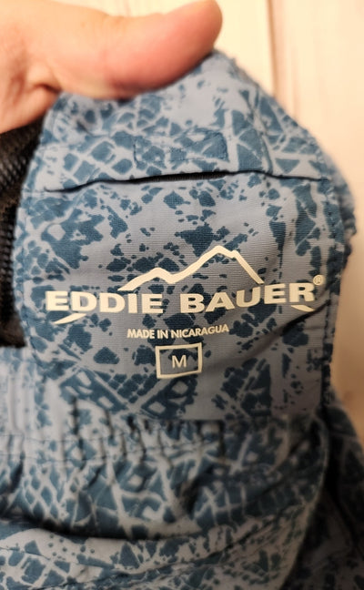 Eddie Bauer Men's Size M Blue Swim Trunks