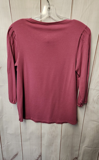Belle by Kim Gravel Women's Size XXS Pink 3/4 Sleeve Top