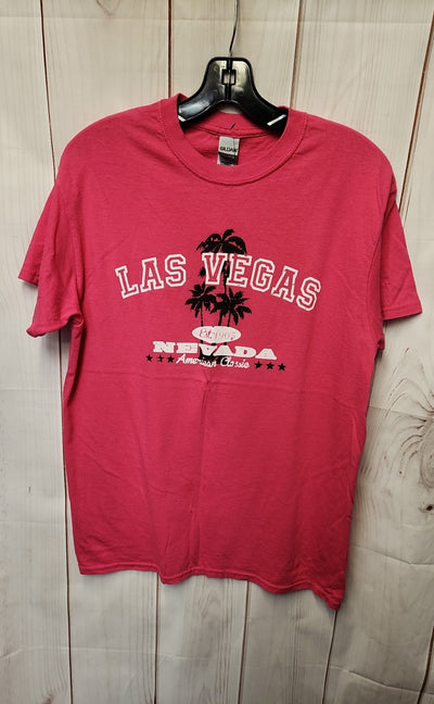 Las Vegas Women's Size M Pink Short Sleeve Top