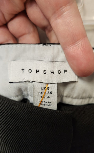 Topshop Women's Size 4 Black Pants