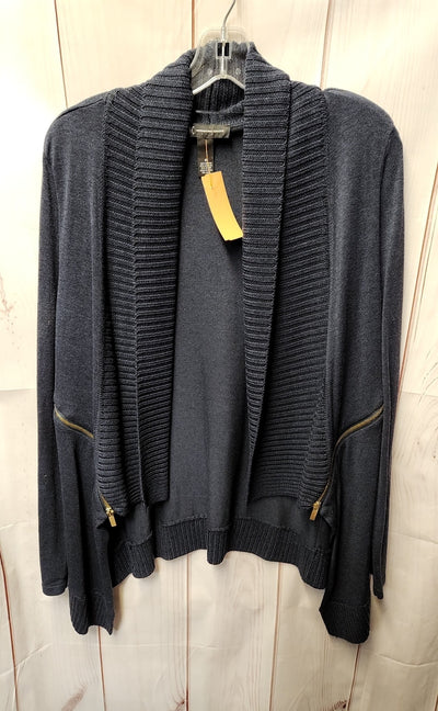 INC Women's Size M Navy Cardigan
