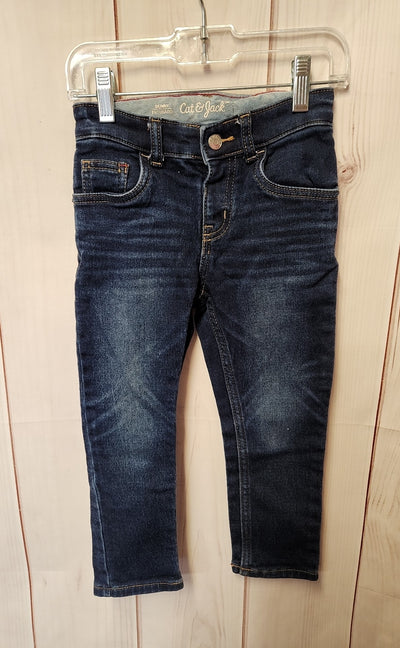 Cat & Jack Girl's Size 3 Blue Jeans Skinny