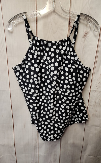 Island Escape Women's Size 14 Black Swim Top