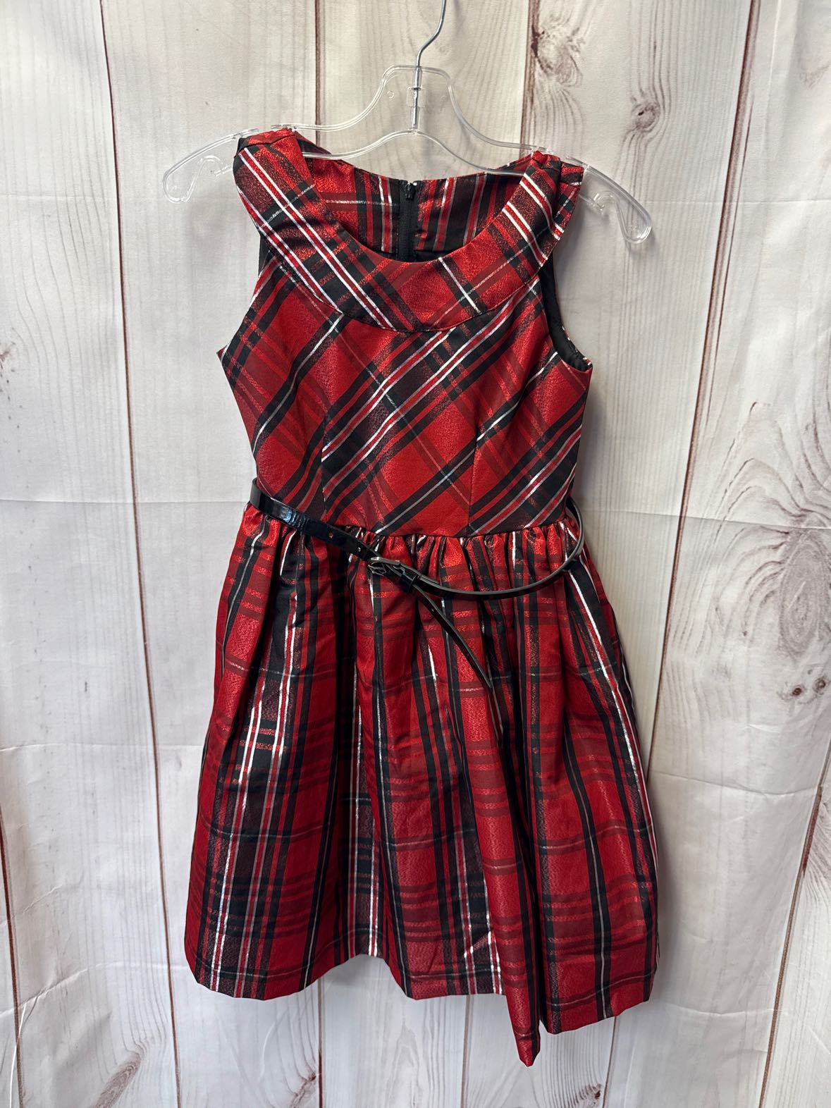 Bonnie Jean Girl's Size 7 Red & Black Dress