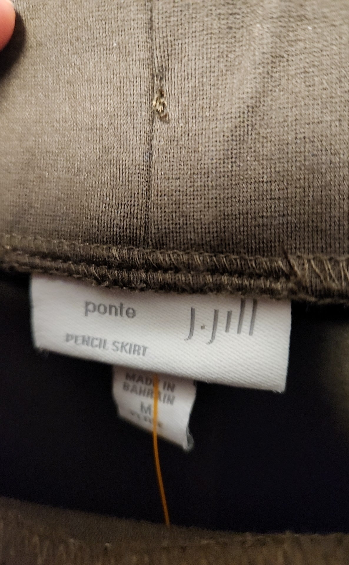 J Jill Women's Size M Petite Brown Skirt