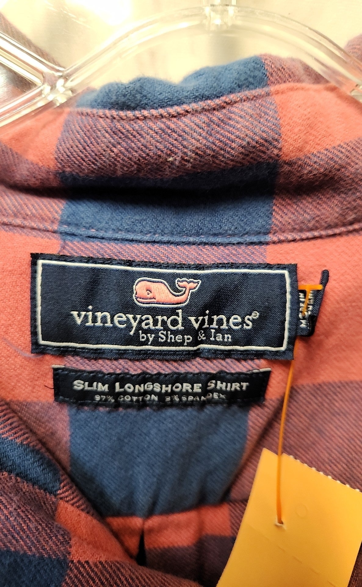 Vineyard Vines Men's Size M Blue & Pink Shirt
