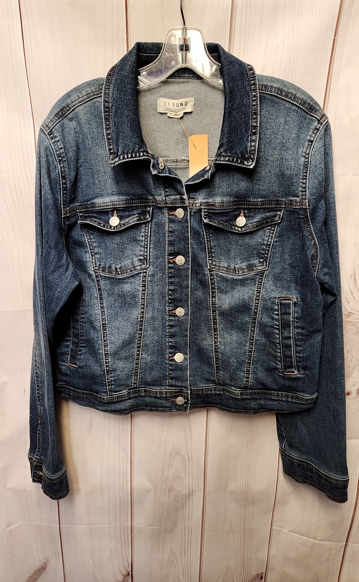 Ci Sono Women's Size XL Blue Jacket