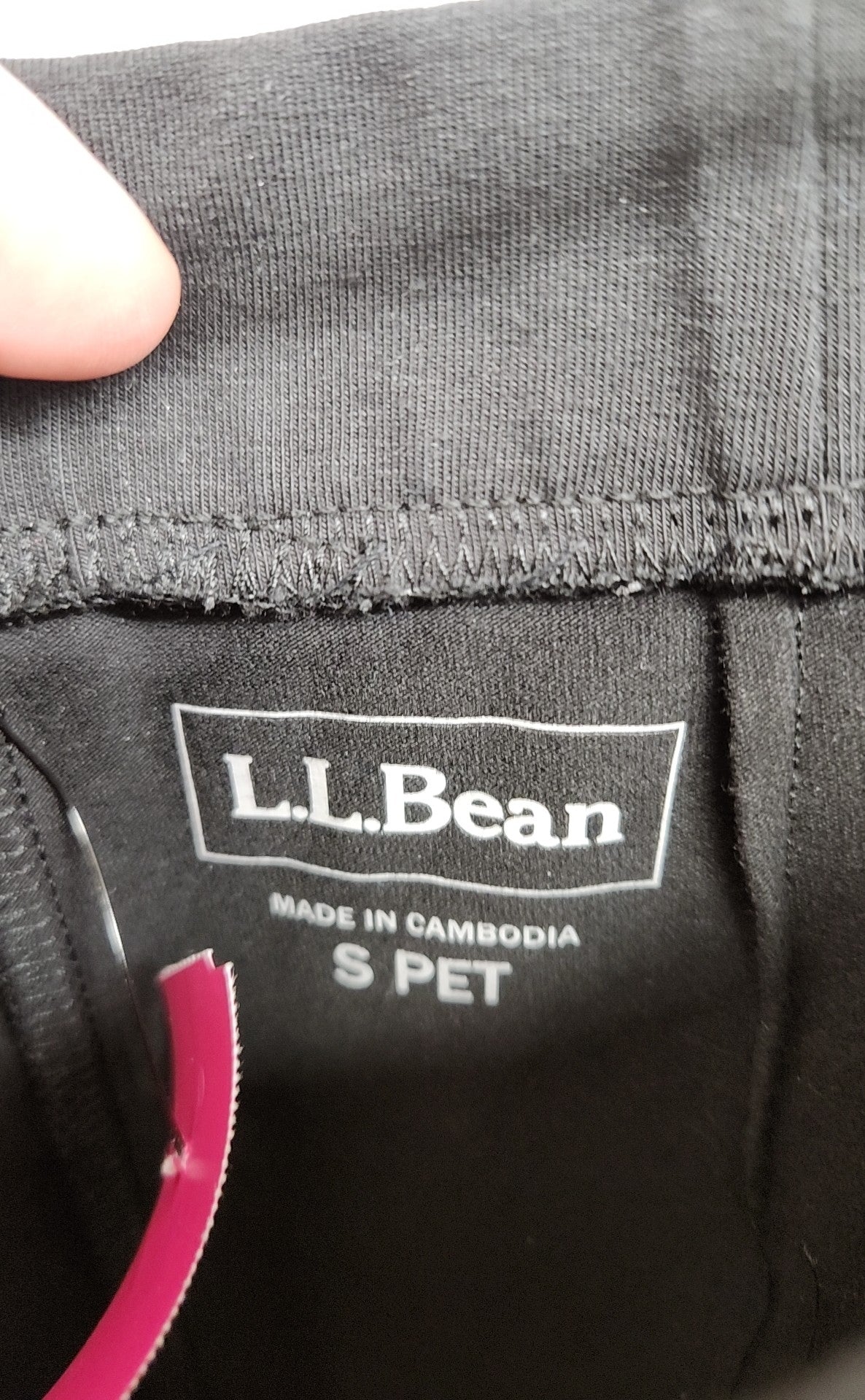 LL Bean Women's Size S Petite Black Pants