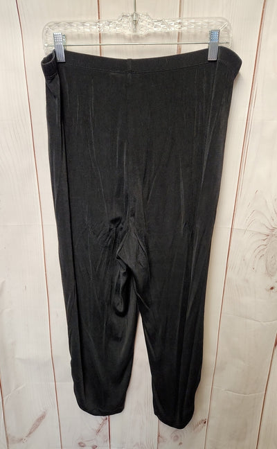 Chico's Travelers Women's Size 3 = US 16 Black Pants Crop
