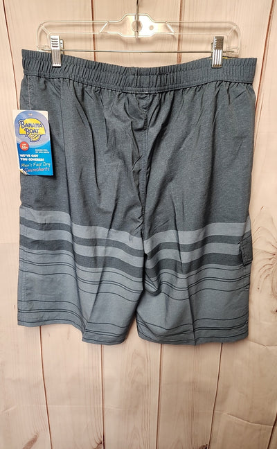 NWT Banana Boat Men's Size XL Blue Swim Trunks UPF 50+