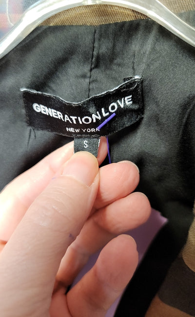 Generation Love Women's Size S Camo Blazer