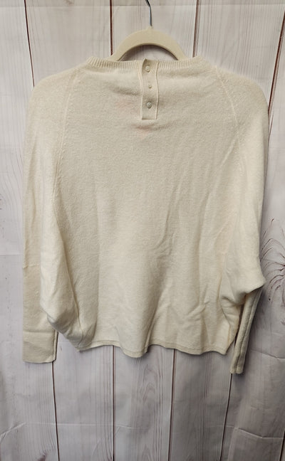 NWT Club Monaco Women's Size M White Cashmere Sweater