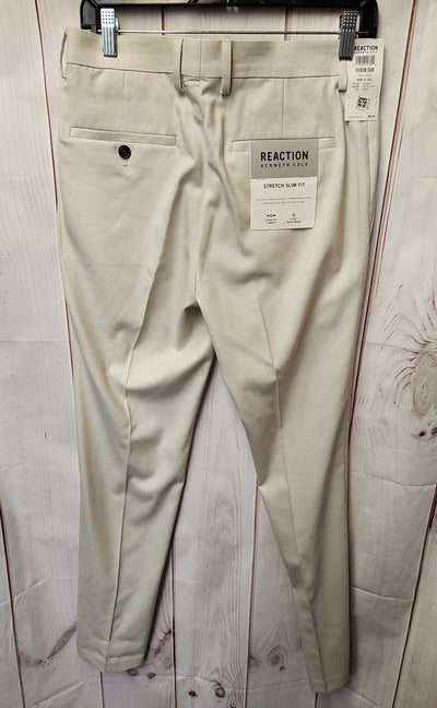 NWT Reaction Kenneth Cole Men's Size 30x32 Beige Pants