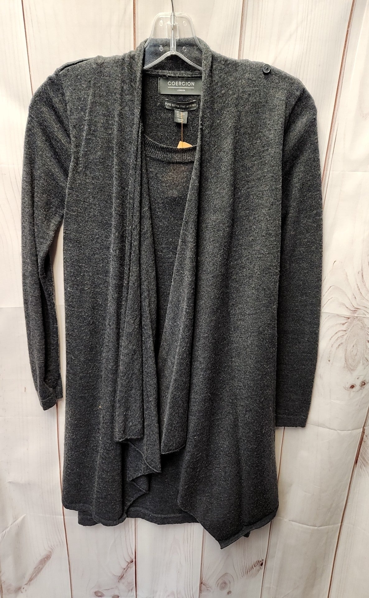 Coercion Women's Size XS Gray Sweater
