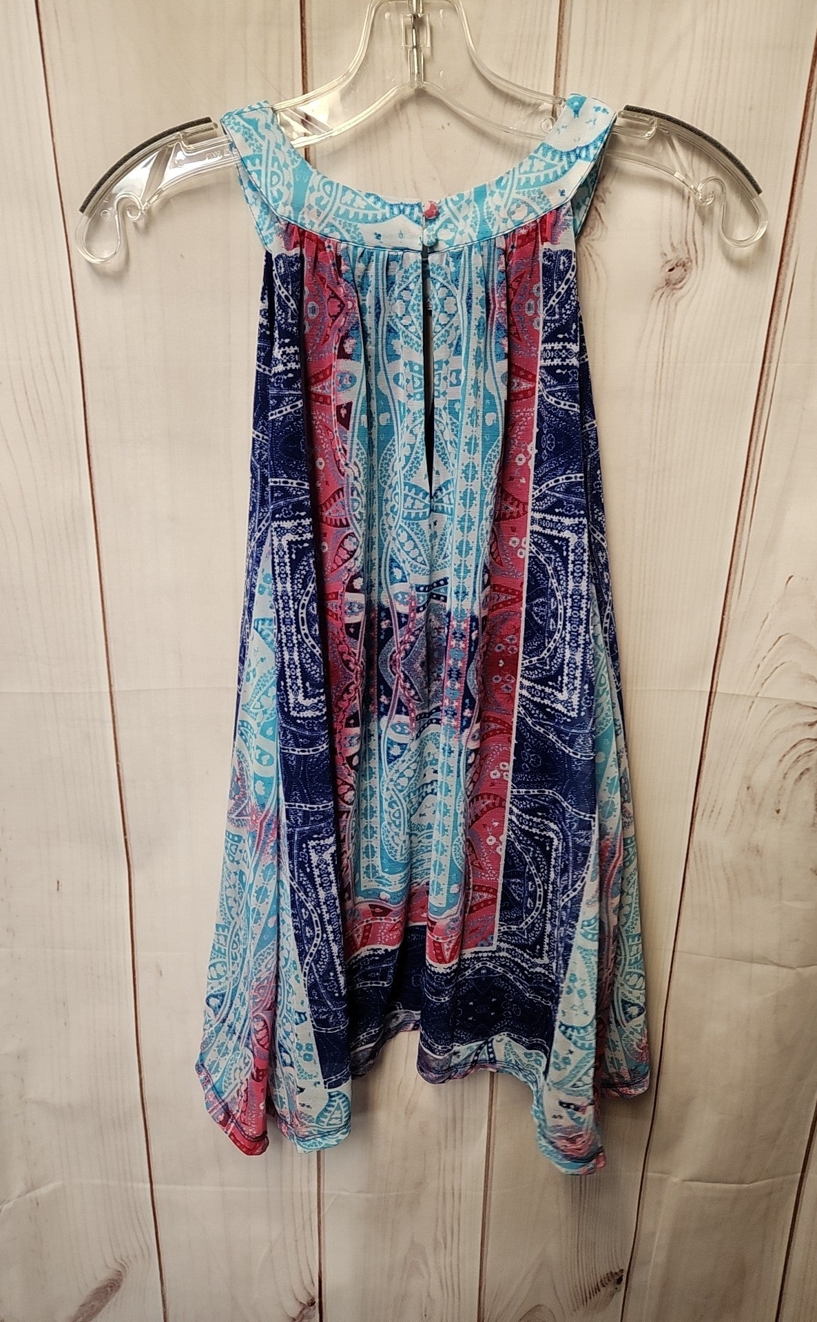 NWT INC Women's Size XL Blue Sleeveless Top