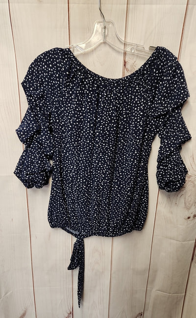 Cece Women's Size XS Navy 3/4 Sleeve Top