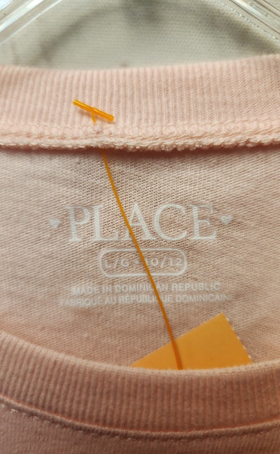 NWT Place Girl's Size 10/12 Pink Shirt
