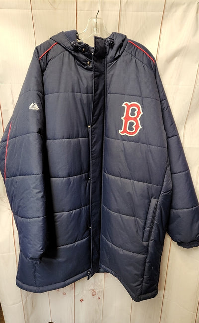 Red Sox Men's Size L Navy Coat