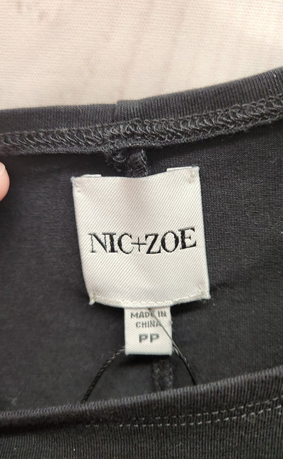 Nic & Zoe Women's Size Petite Black Sleeveless Top
