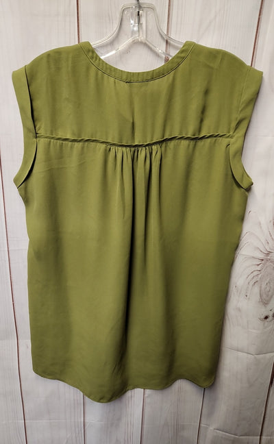 Milano Women's Size M Green Sleeveless Top