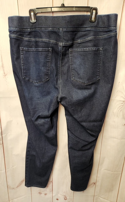 Talbots Women's Size 34 (18/1X) Blue Jeans Pull-on Jegging
