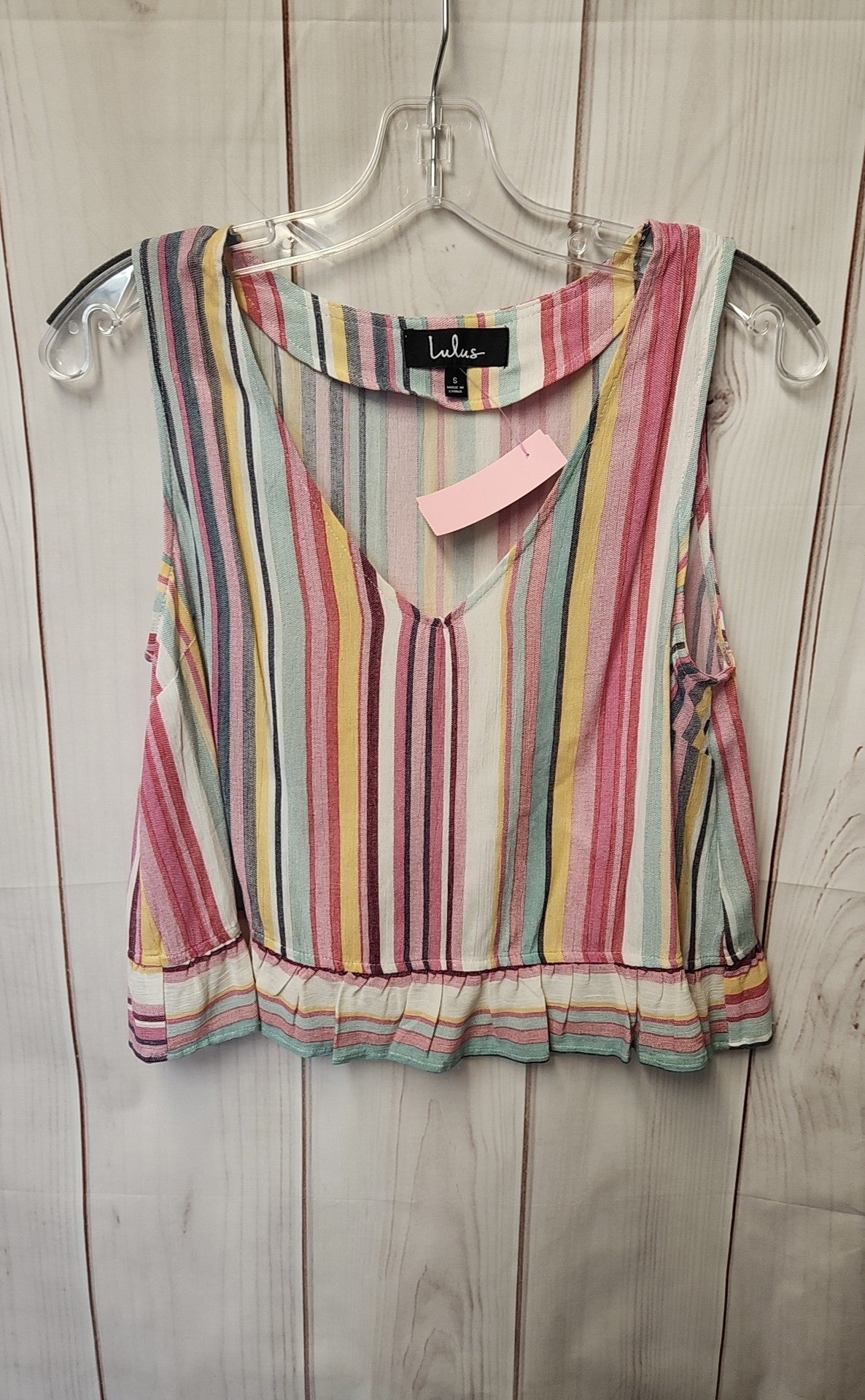 Lulus Women's Size S Pink Sleeveless Top
