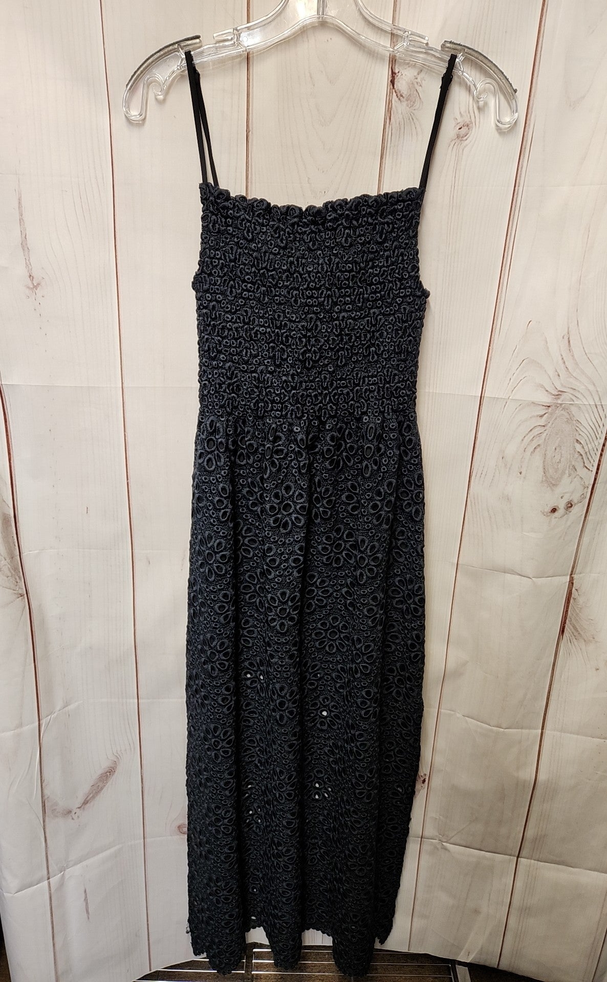 Hill House Home The Nap Dress Women's Size S Black Dress The scallop Lace Isabel