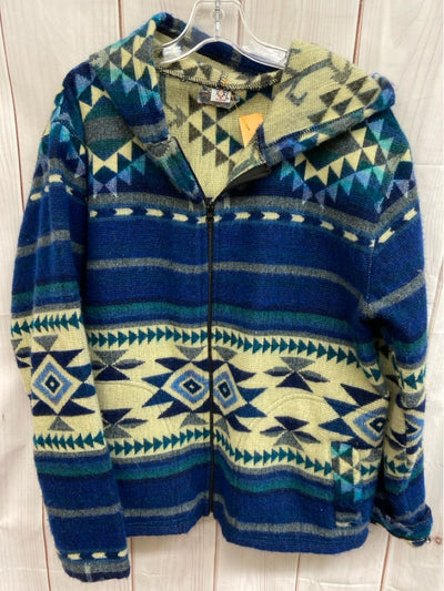 Tejidos Women's Size L Blue Vest
