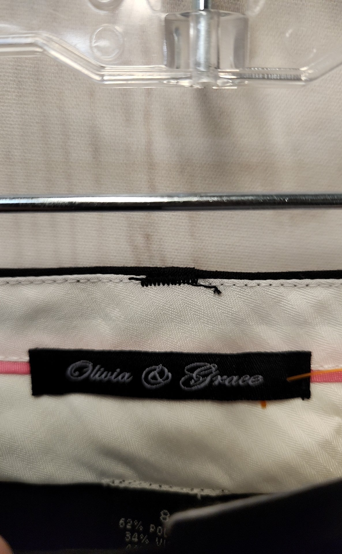 Olivia & Grace Women's Size 8 Black Pants