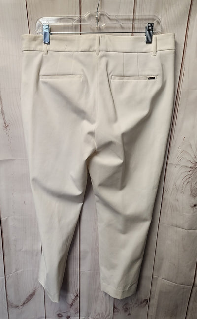 White House Black Market Women's Size 12 White Pants The Slim Ankle