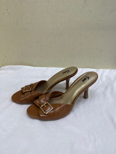 Fioni Women's Size 9-1/2 Brown Pumps Shoes