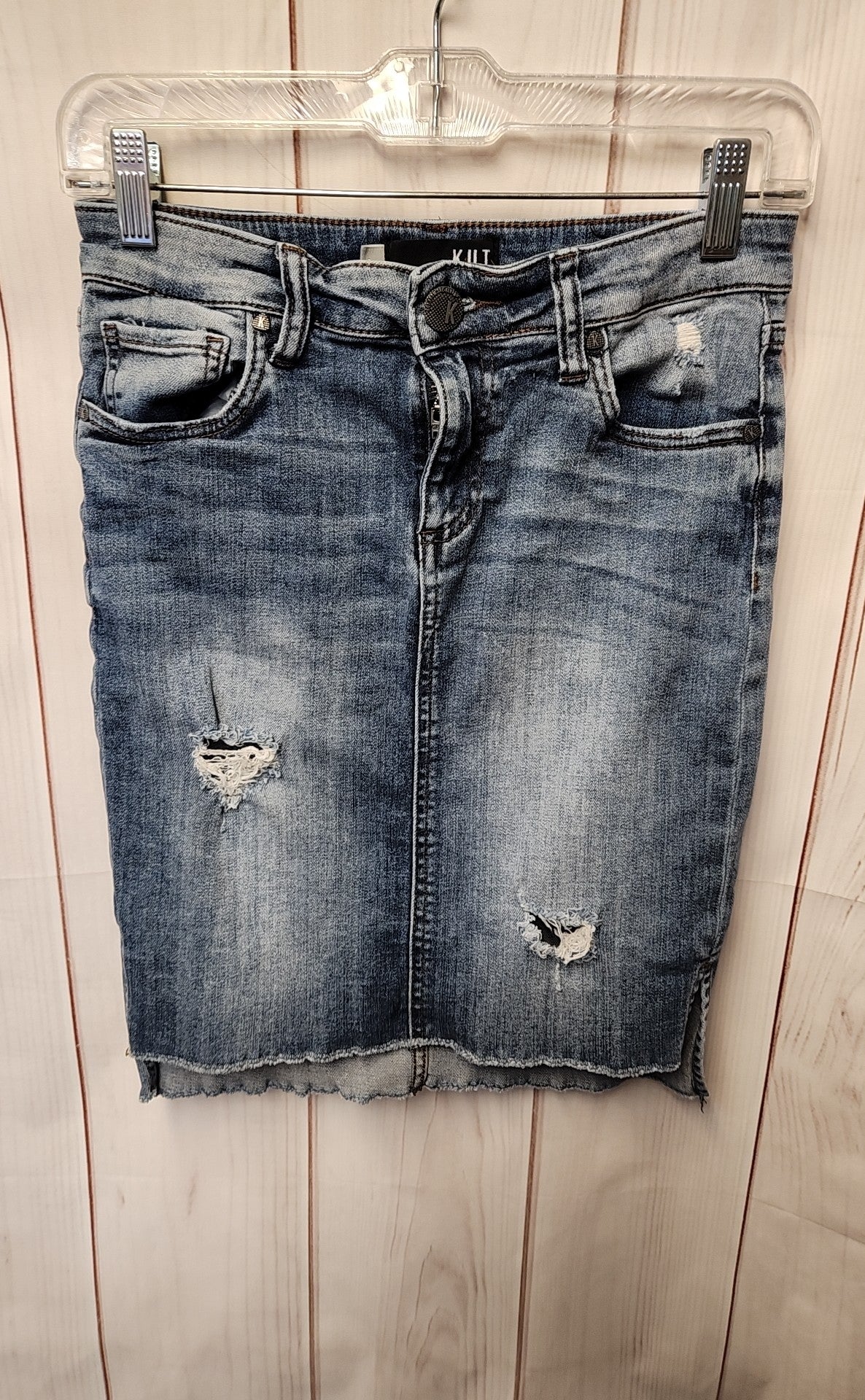 Kut from the Kloth Women's Size 0 Blue Skirt