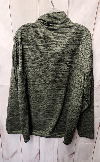 Basix of America Men's Size L Green Sweatshirt